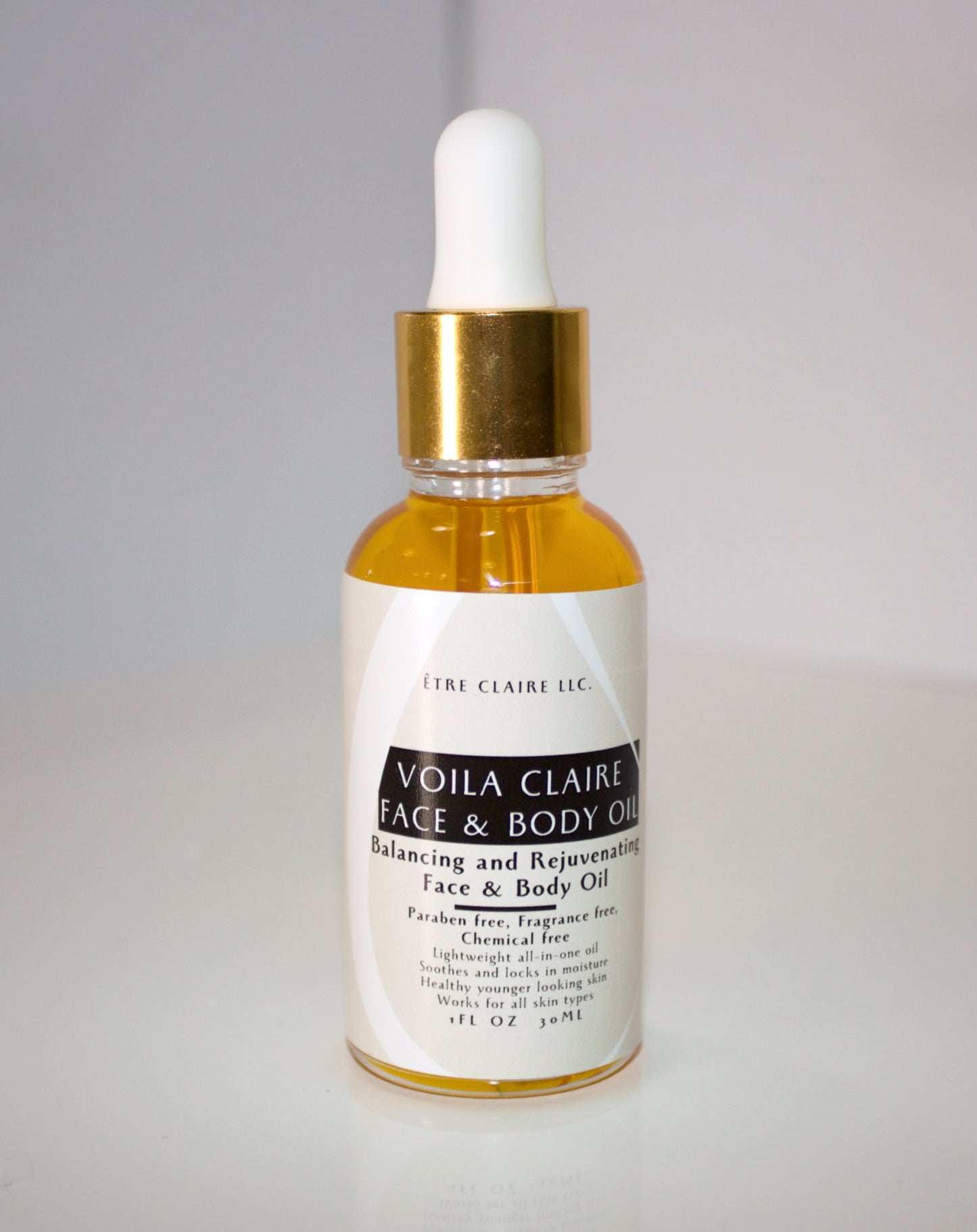 Voila Claire Face and Body Oil- Balancing and Rejuvenating Face and Body Oil